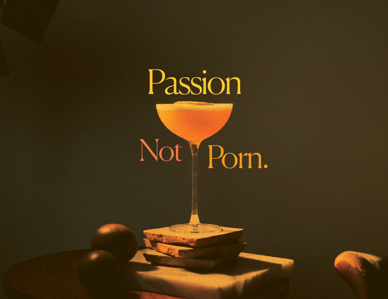 Pornstar Martini or Passion Fruit Martini? | Black Lines