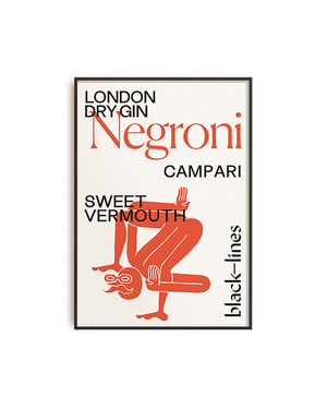 Negroni A2 poster print